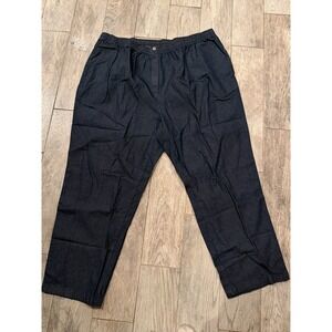 Woman Within Denim Pull on pants jeans Plus size 30W 30 W NWOT Elastic Waist